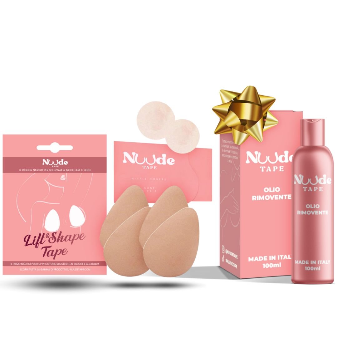 KIT PUSH-UP 2.0 + COPRICAPEZZOLI + OLIO RIMOVENTE IN OMAGGIO - NudeTape