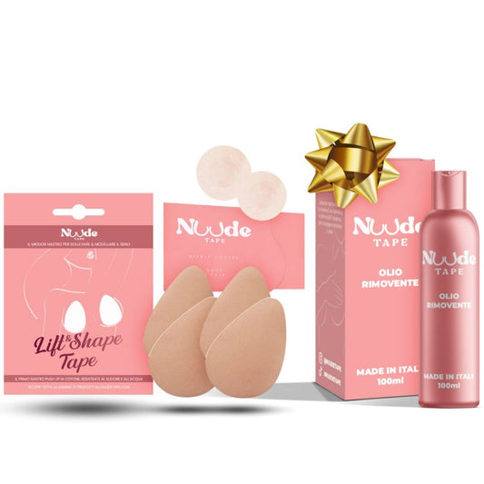 KIT PUSH-UP 2.0 + COPRICAPEZZOLI + OLIO RIMOVENTE IN OMAGGIO - NudeTape
